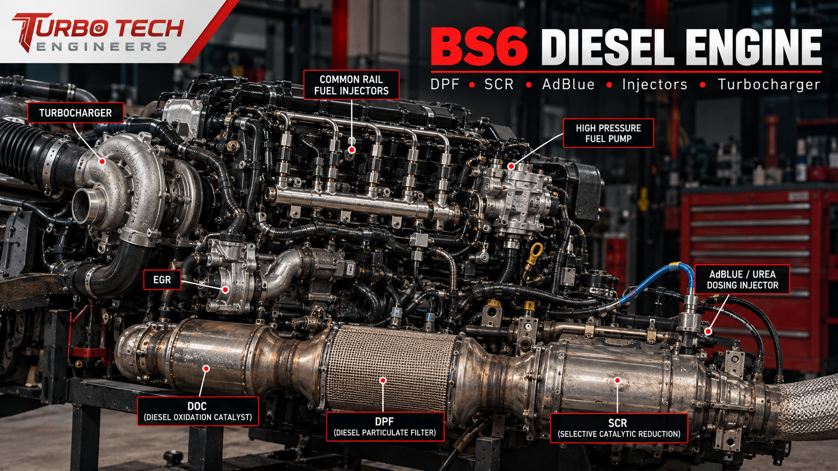BS6 Diesel Problems: DPF, SCR, AdBlue, Injectors and Turbocharger Explained