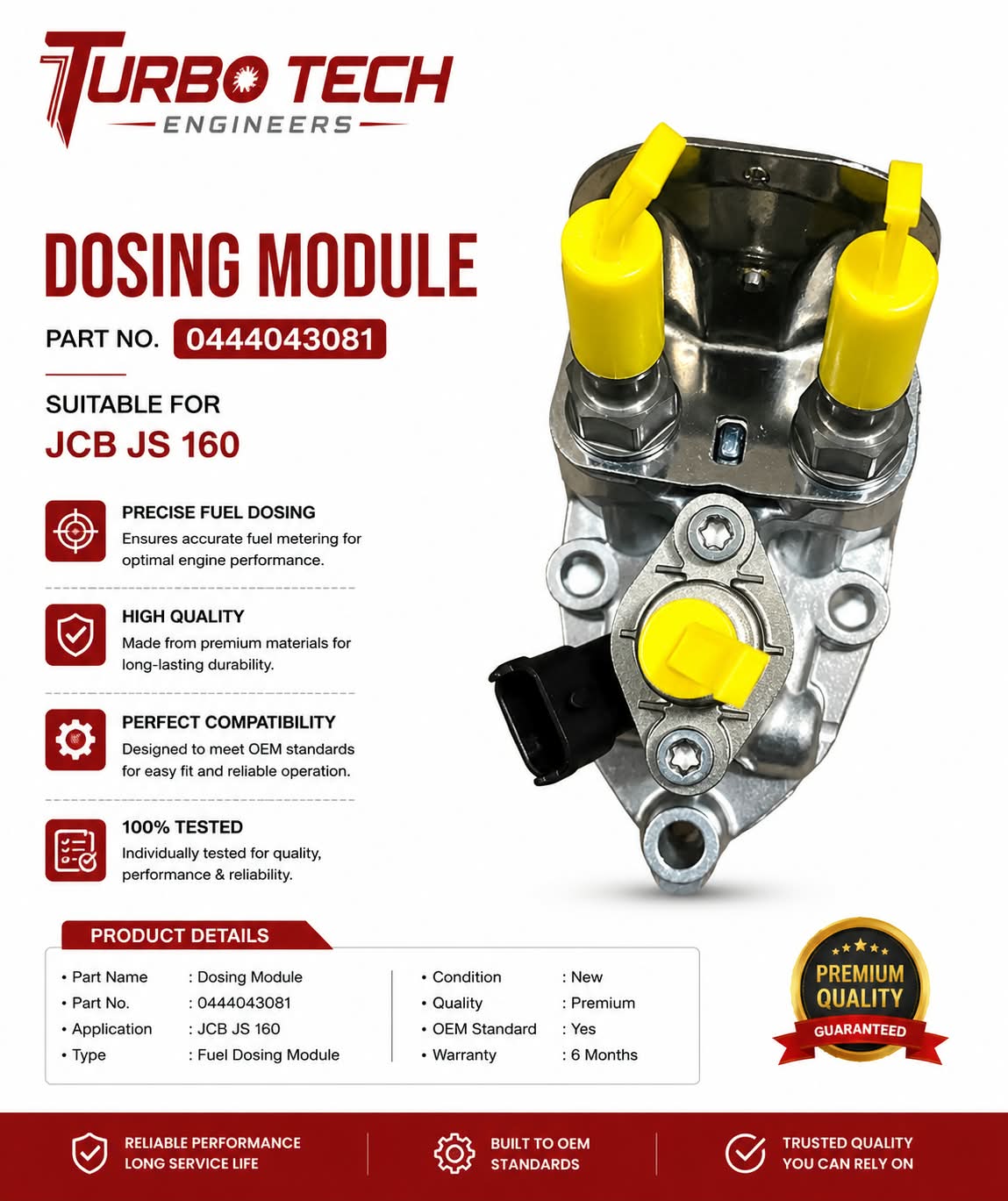 Bosch Dosing Module 0444043081 – JCB JS 160