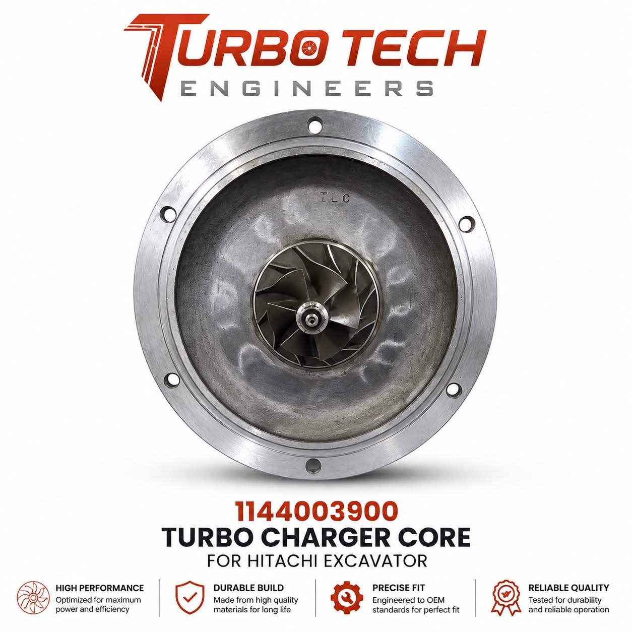 Turbocharger Core 1144003900 – Hitachi Excavator