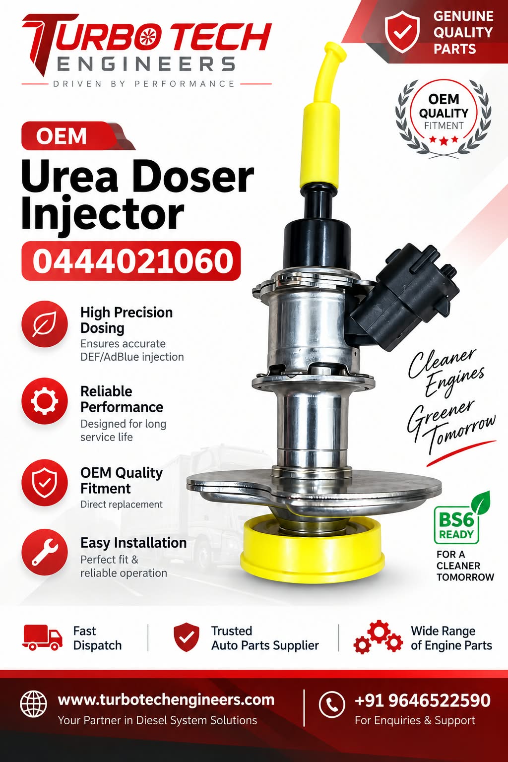 OEM Urea Doser Injector – 0444021060
