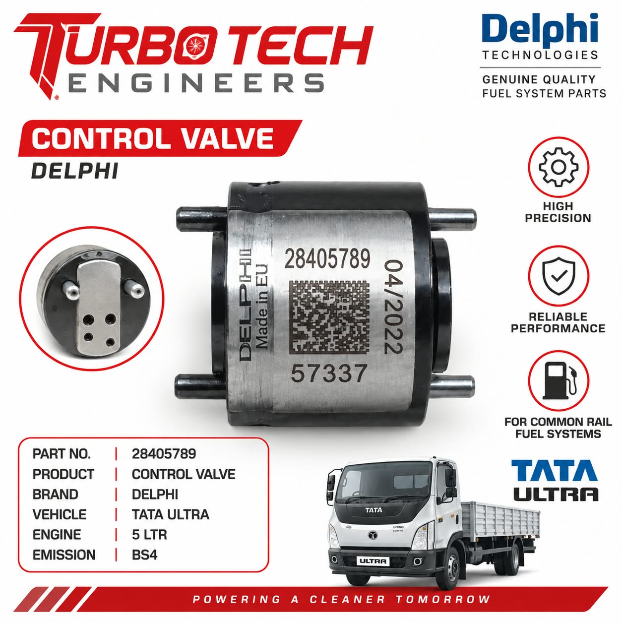 Delphi Control Valve 28405789 – Tata Ultra 5L BS4