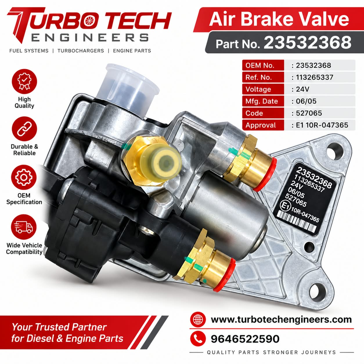 Air Brake Valve 23532368 – Volvo