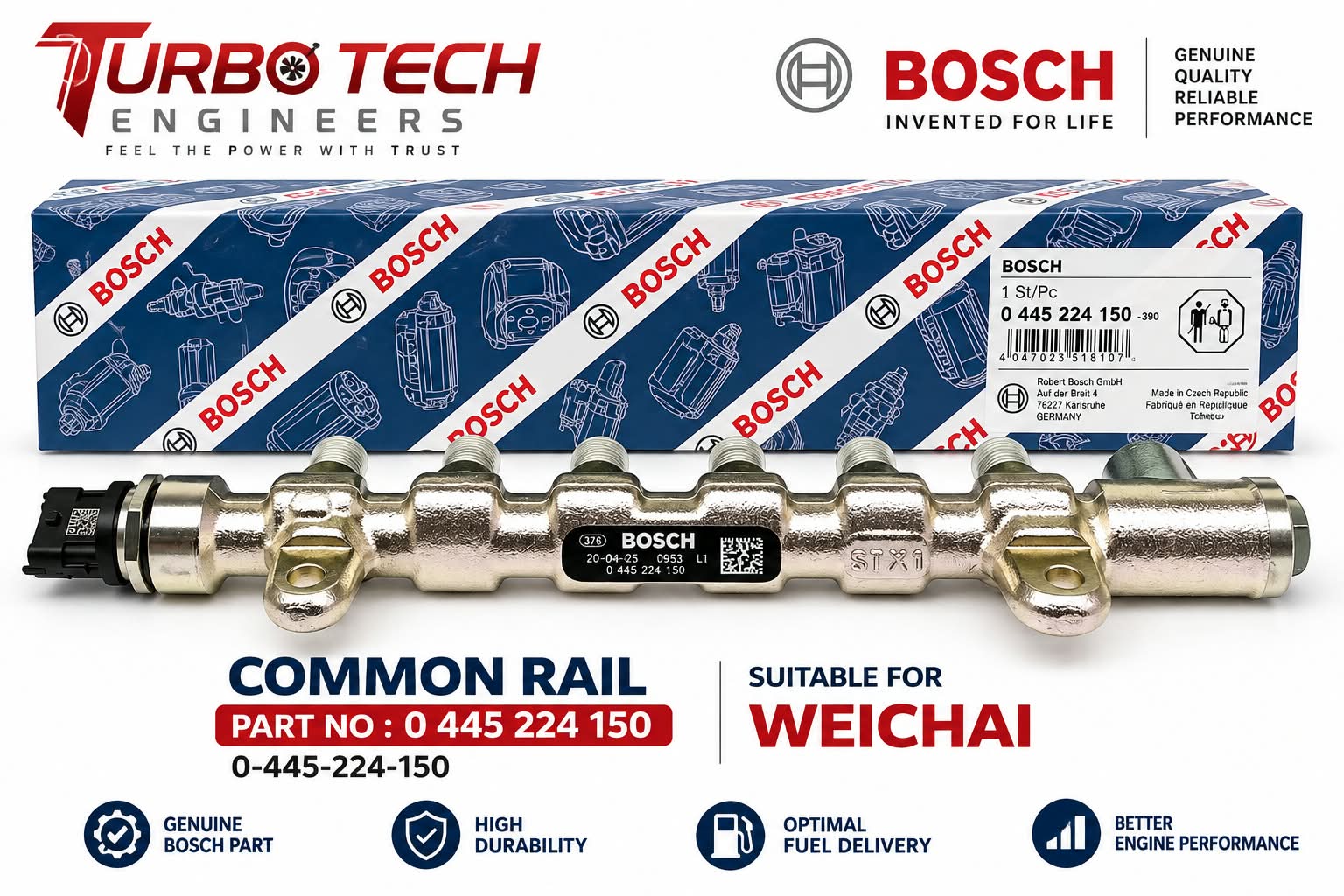 Bosch Common Rail 0445224150 – Weichai