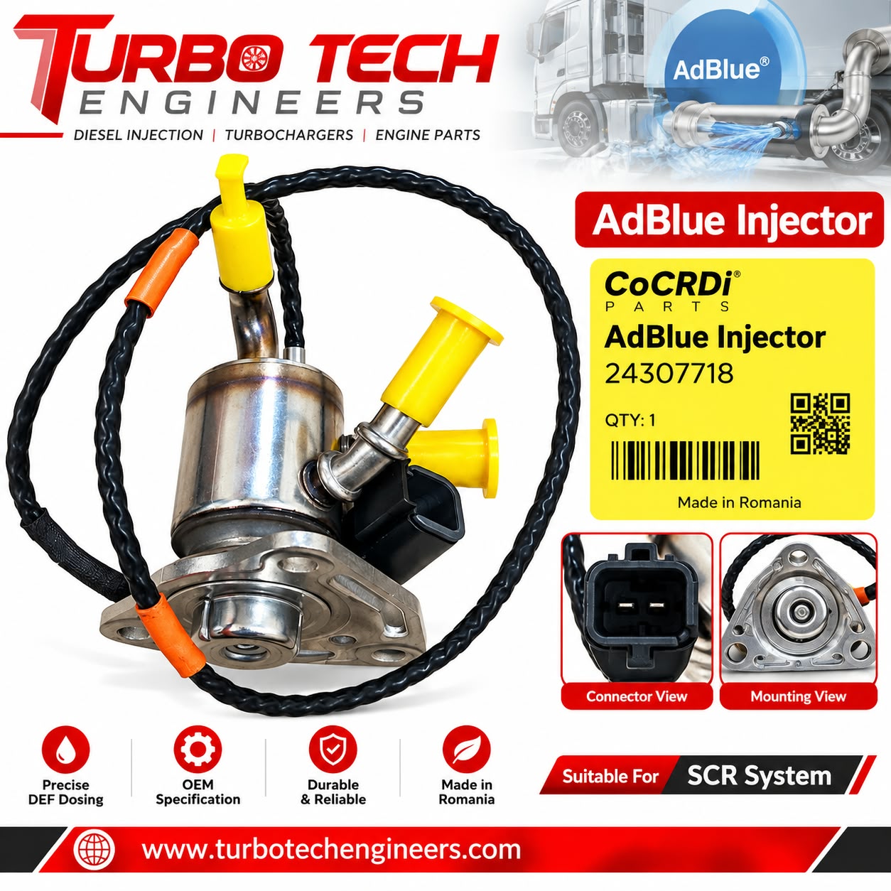 AdBlue Injector 24307718 – Volvo / Renault Trucks  CATEGORY