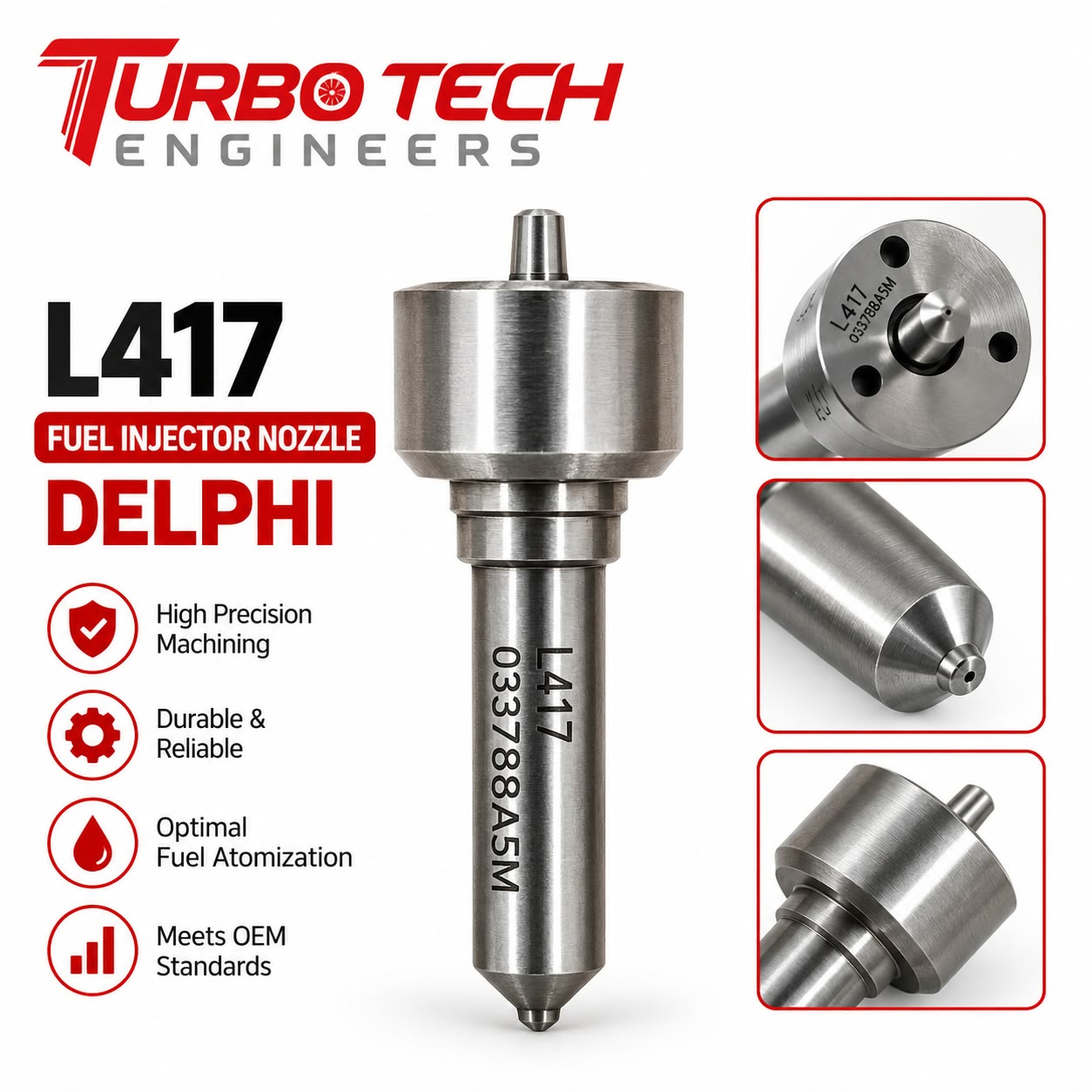 Delphi Fuel Injector Nozzle L417