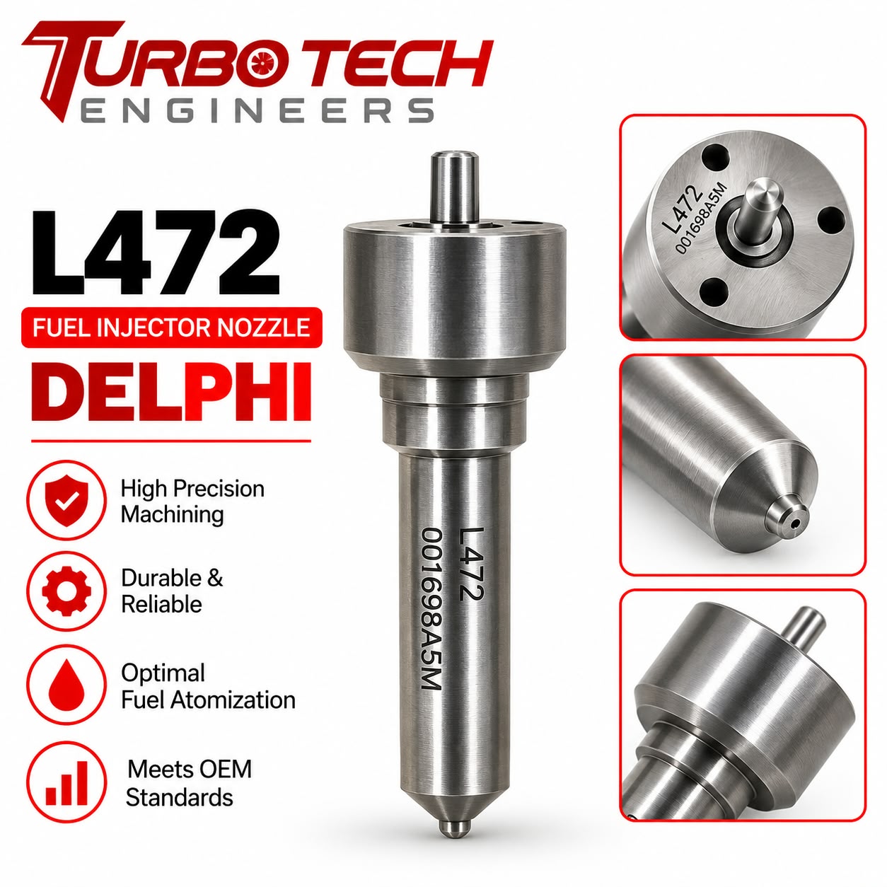 Delphi Fuel Injector Nozzle L472